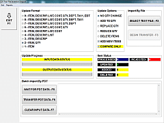 Portable Data Terminal PDT Inventory Update with PDQuick Retail Software